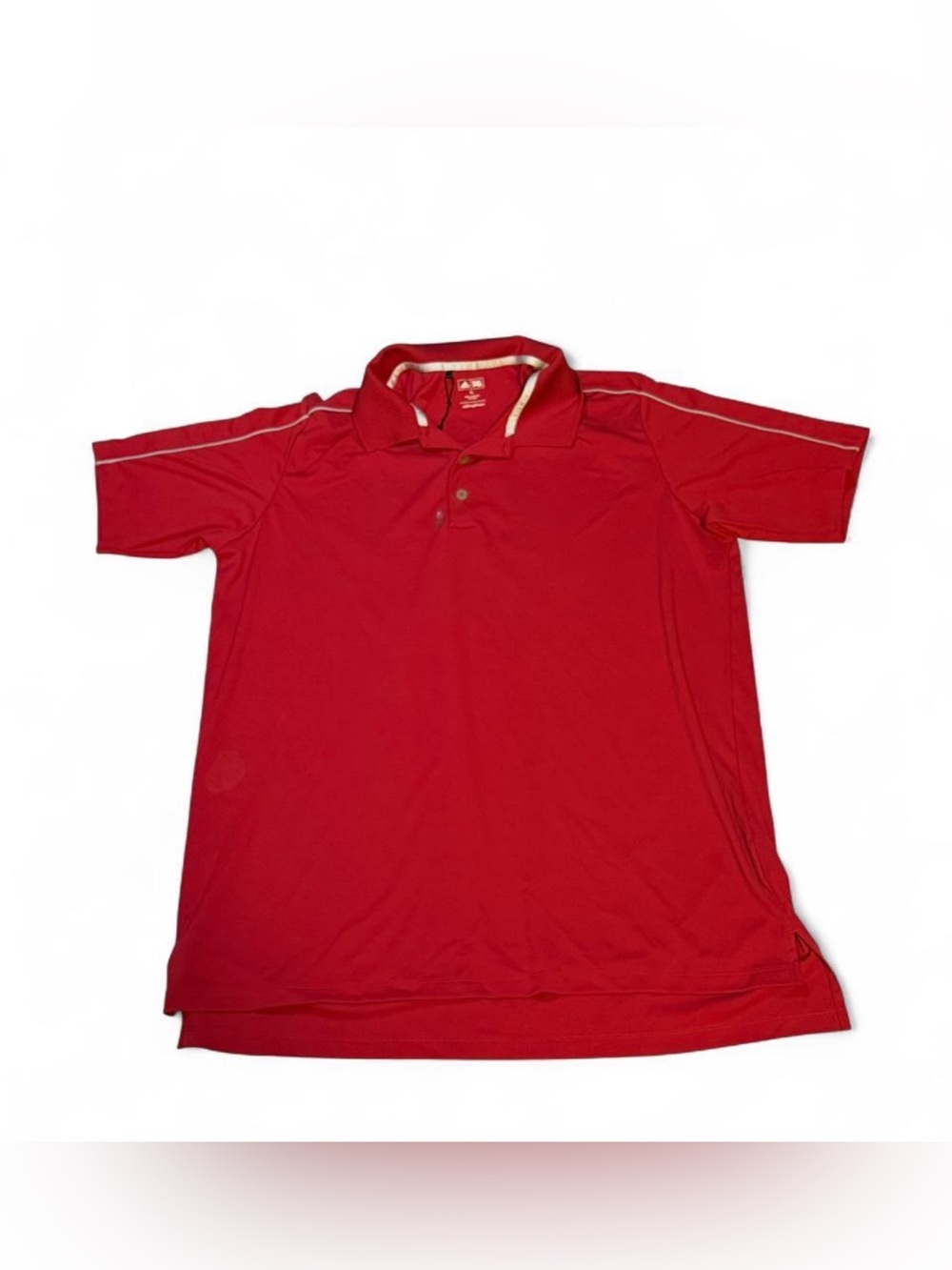 Men's Adidas Red Polo short sleeve Shirt
